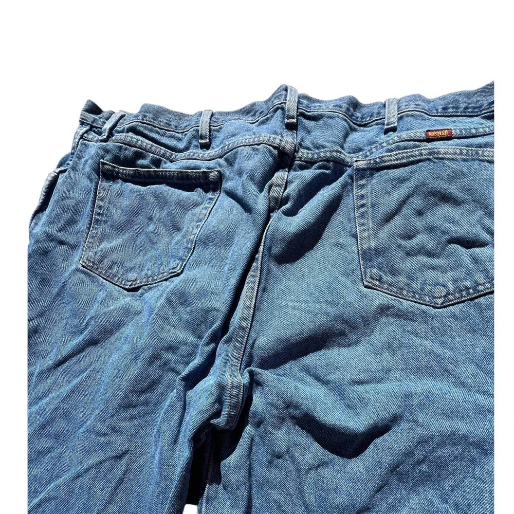 Rustler Men's‎ 46x32 Medium Wash Denim Jeans